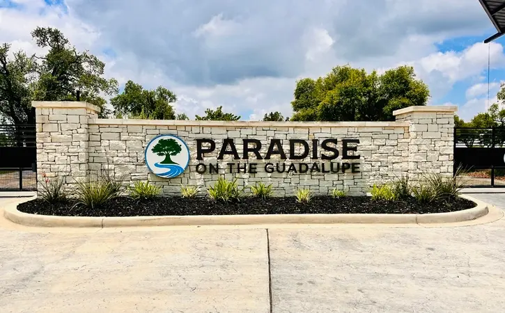 View of River from Paradise on the Guadalupe